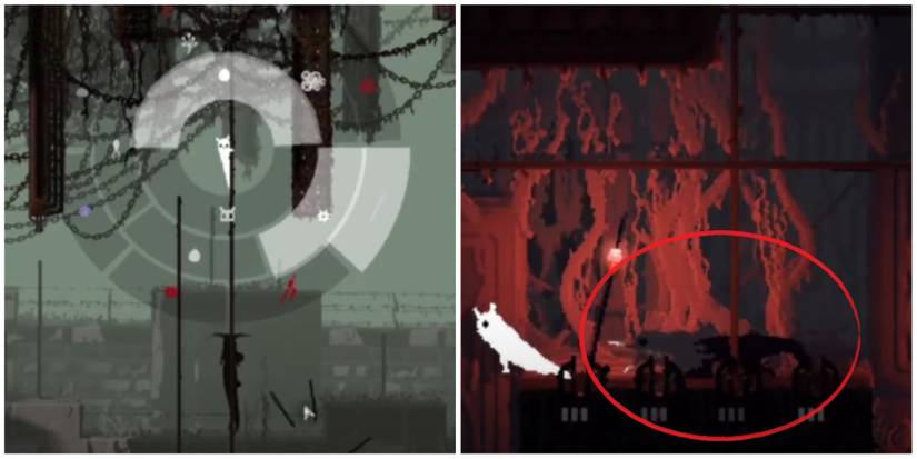 Black Lizard in Rain World