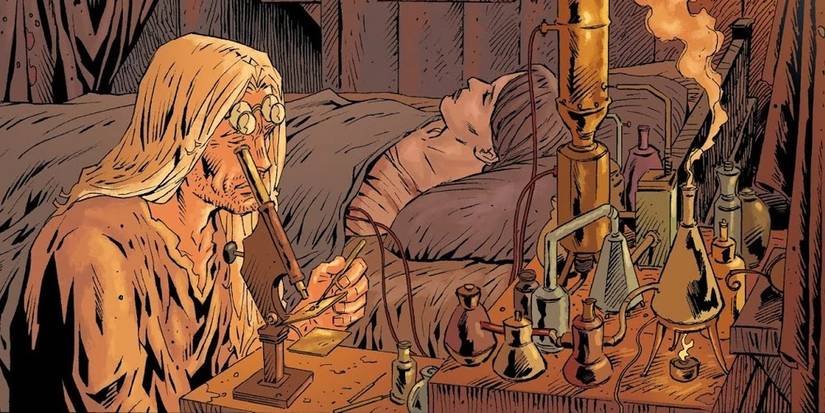 Dr. Alfredius from the "Bloodborne: The Healing Thirst" comic