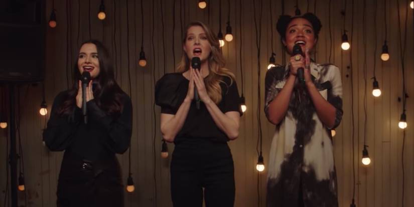 Jane, Sutton and Kat singing in The Bold Type