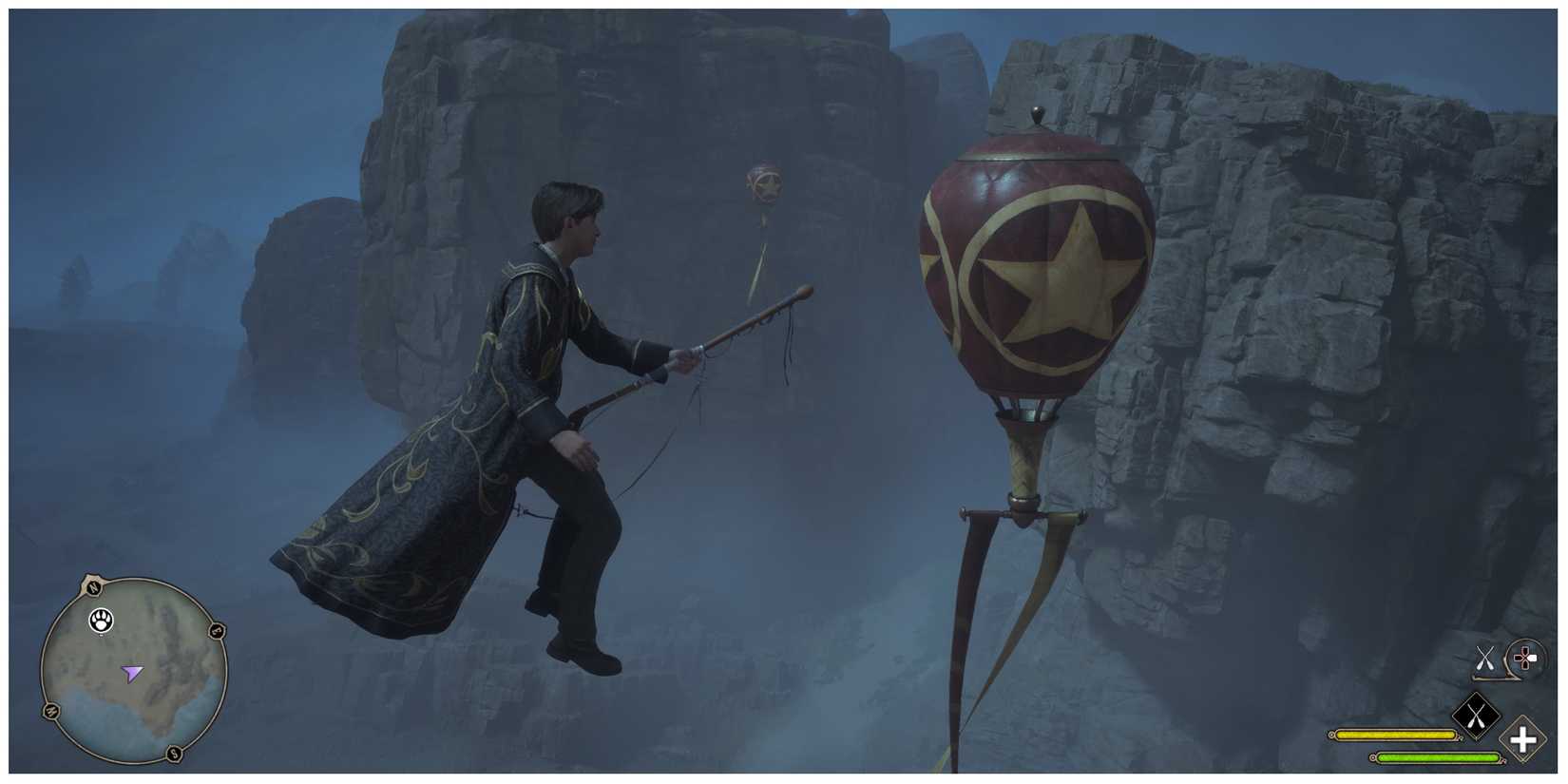 Finding a Balloon Cluster in Hogwarts Legacy