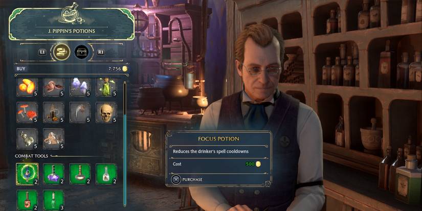 buy potions in hogwarts legacy