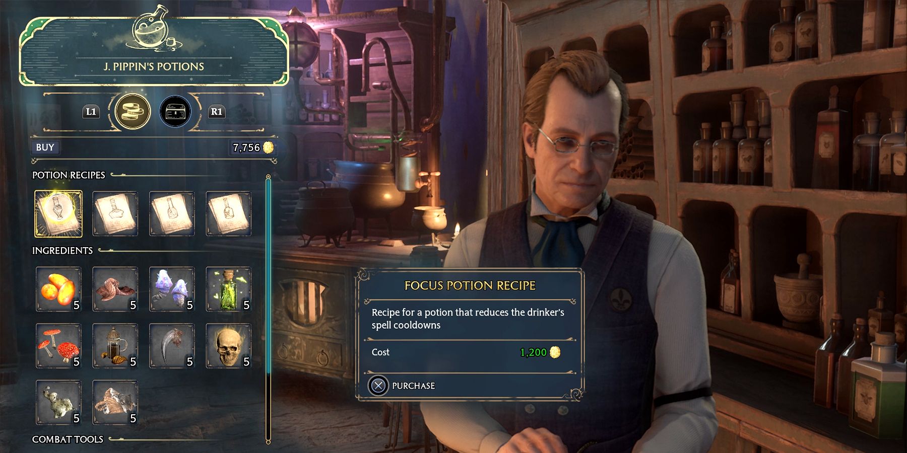 buy potions recipes in hogwarts legacy