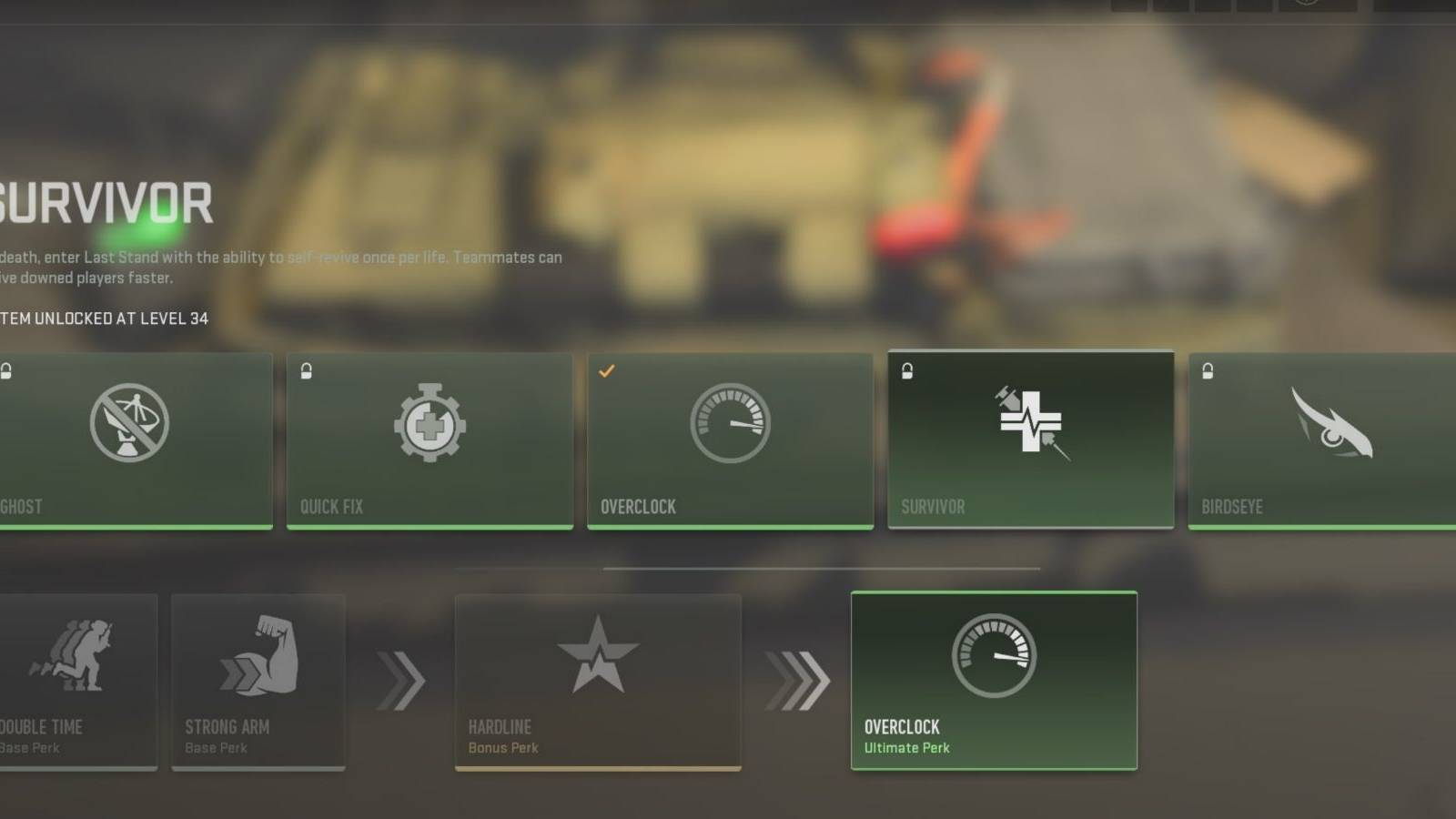 call of duty modern warfare 2 remove survivor perk