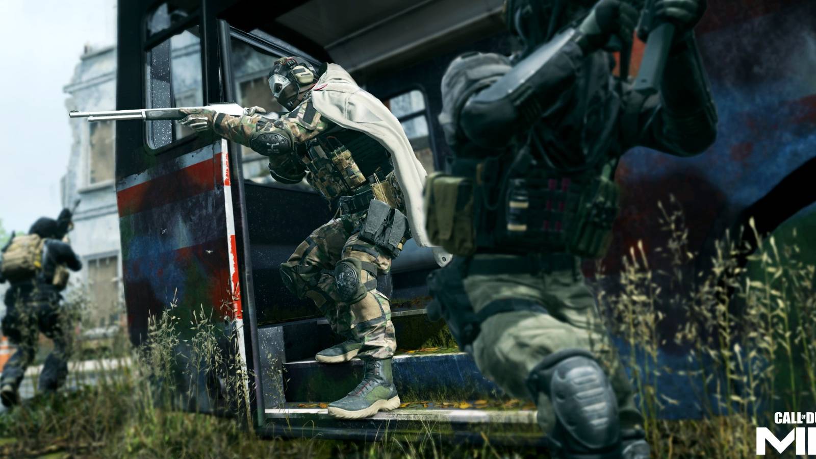 call of duty modern warfare 2 soliders bus