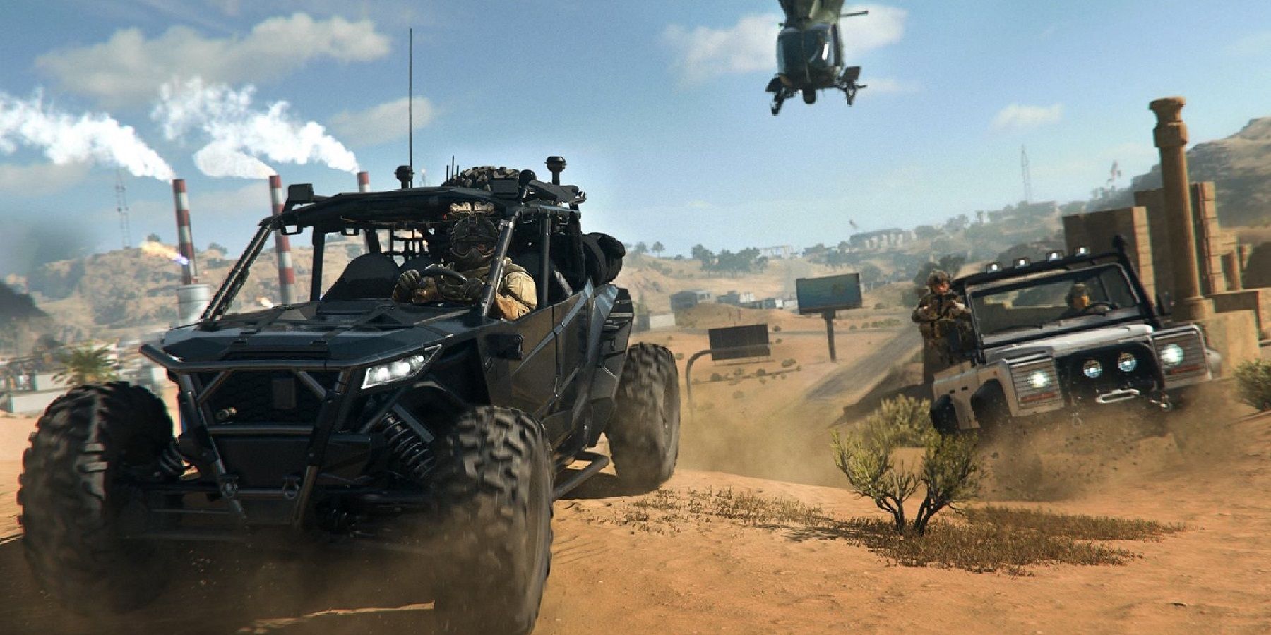 Call of Duty Warzone 2 vehicle drives fast