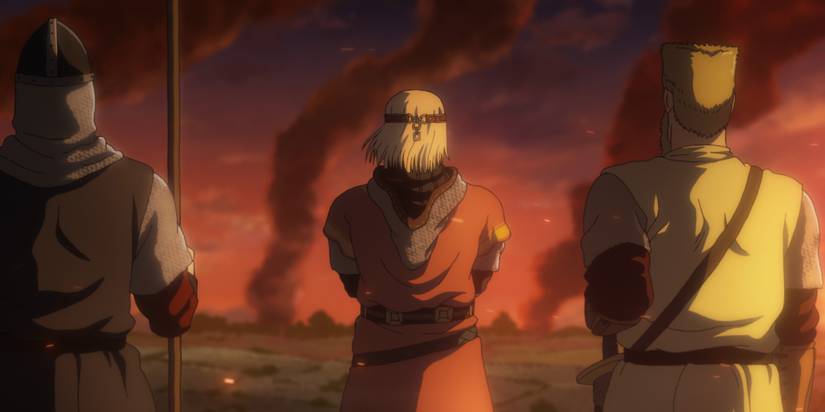 Canute standing with Floki