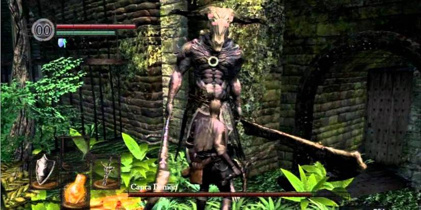 The Capra Demon and his hounds can corner players in an instant