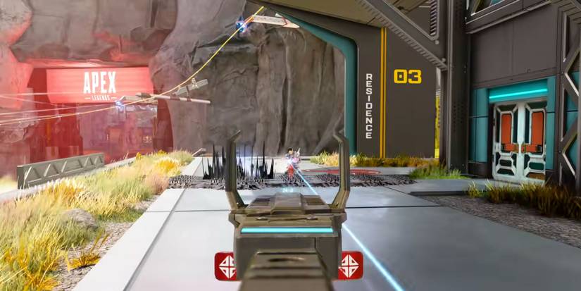 Catalyst attacking an opponent who stepped on her trap