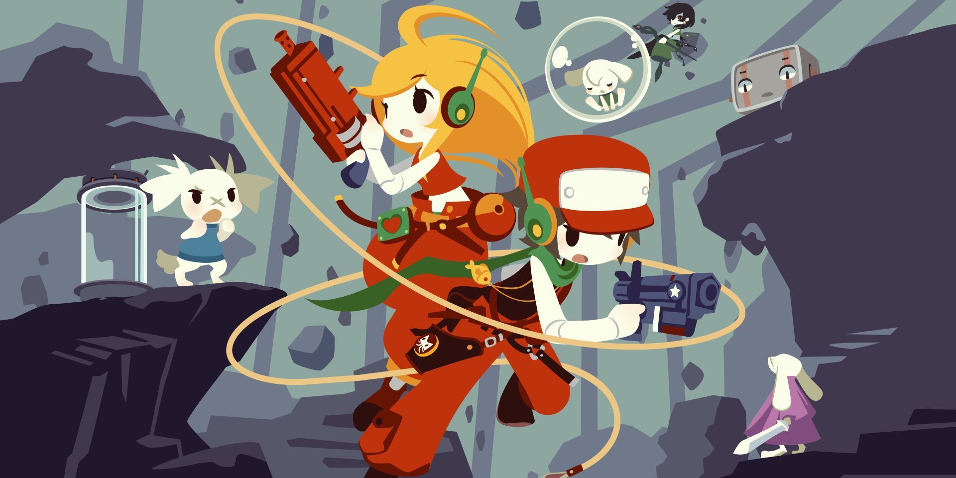 The cave story box art