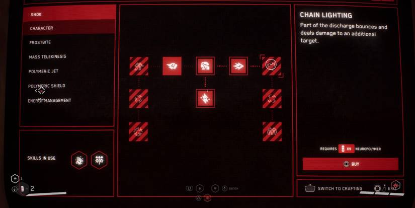 A player looking at Chain Lighting in Atomic Heart
