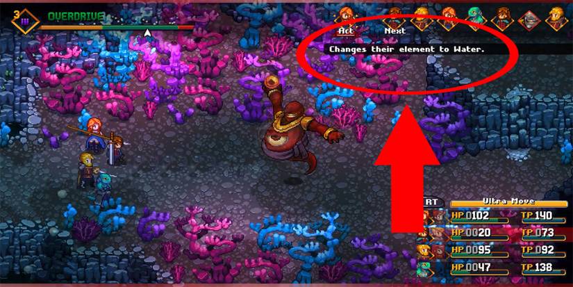 image explaining how to beat ginn djinn in chained echoes. 