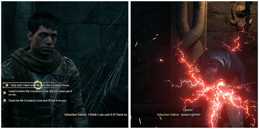 choosing to learn crucio or not in hogwarts legacy