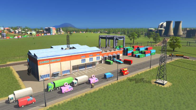 Cities Skylines Cargo Train Station