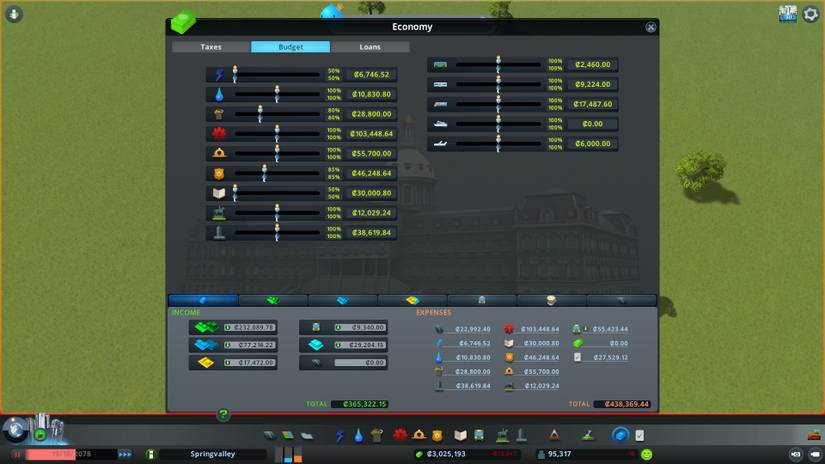 Cities Skylines Hard Mode Budget