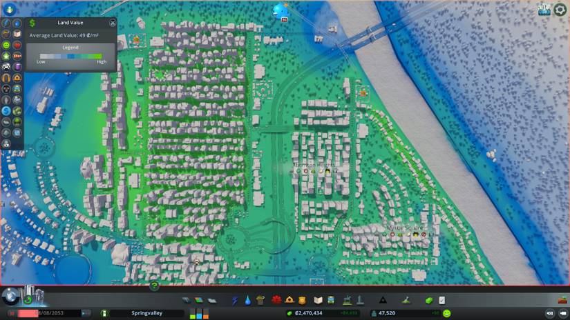Cities Skylines Land Value