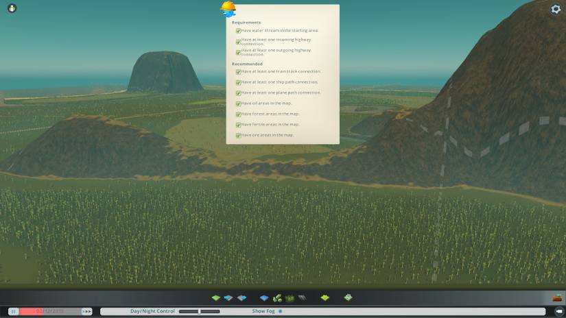 Cities Skylines Map Requirements