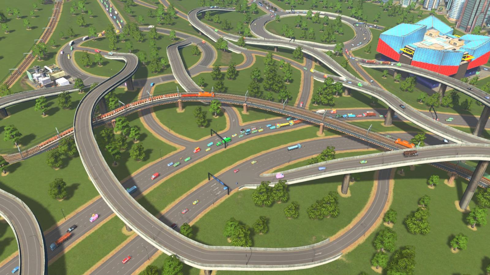 Cities Skylines Messy Overpasses