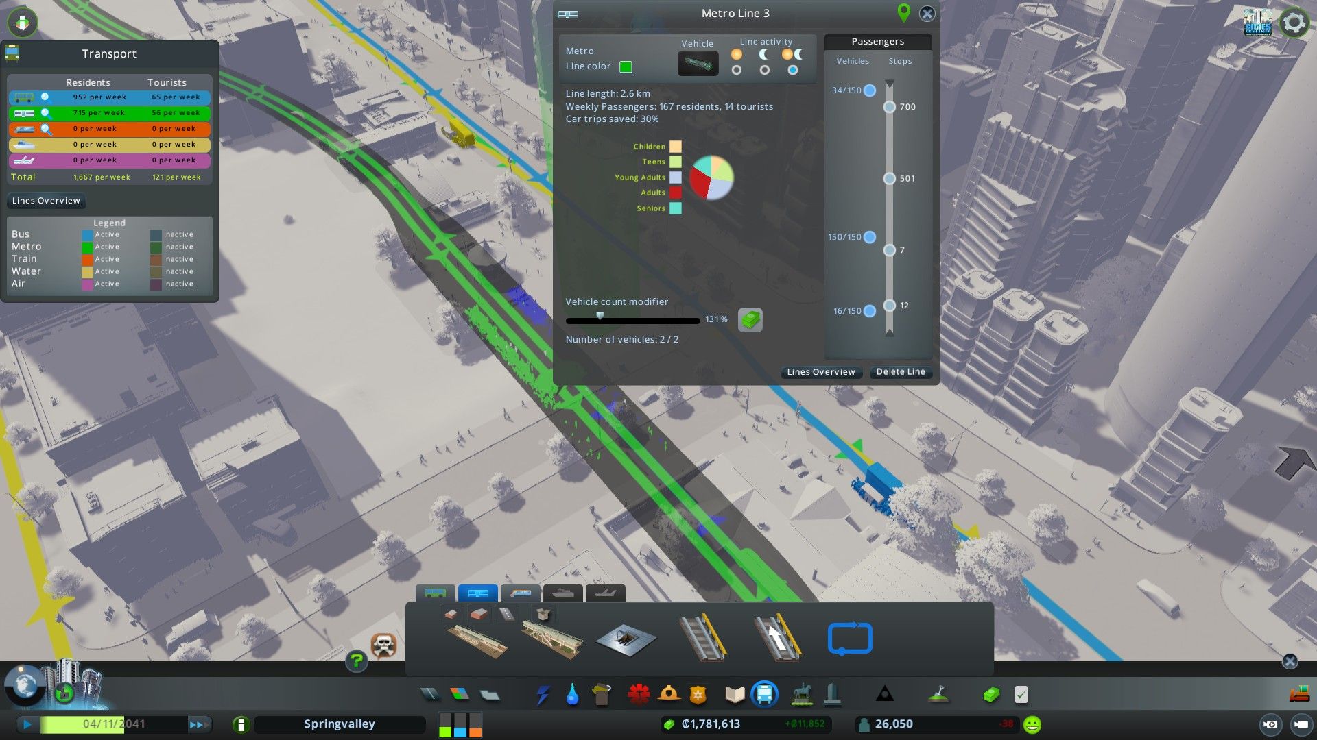 Cities Skylines Metro Menus