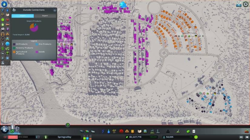 Cities Skylines Outside Connections View