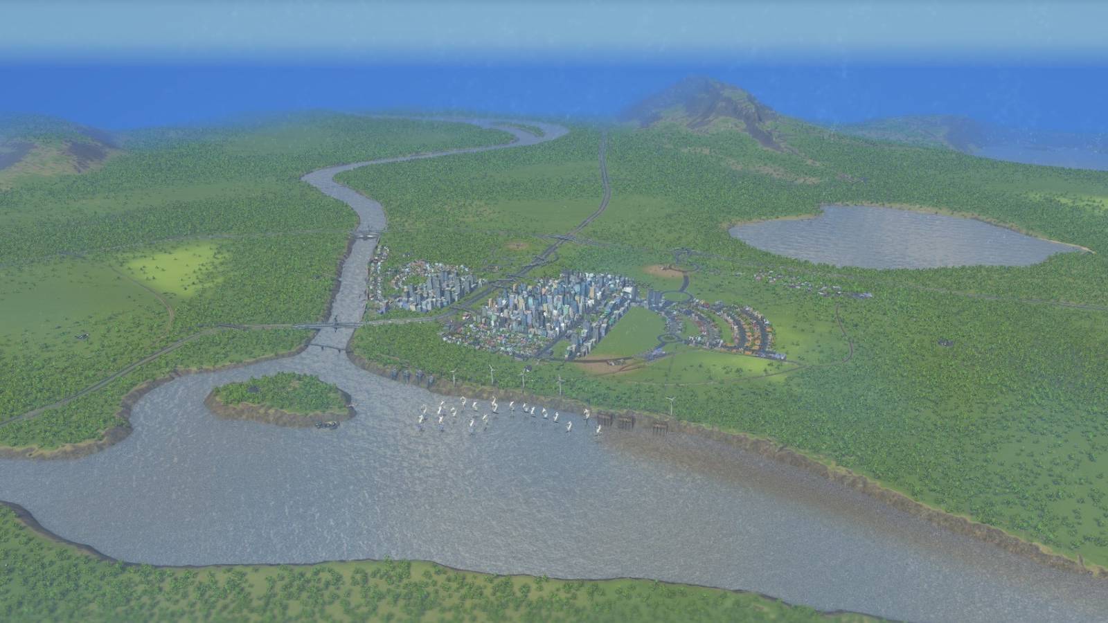 Cities Skylines Panoramic View