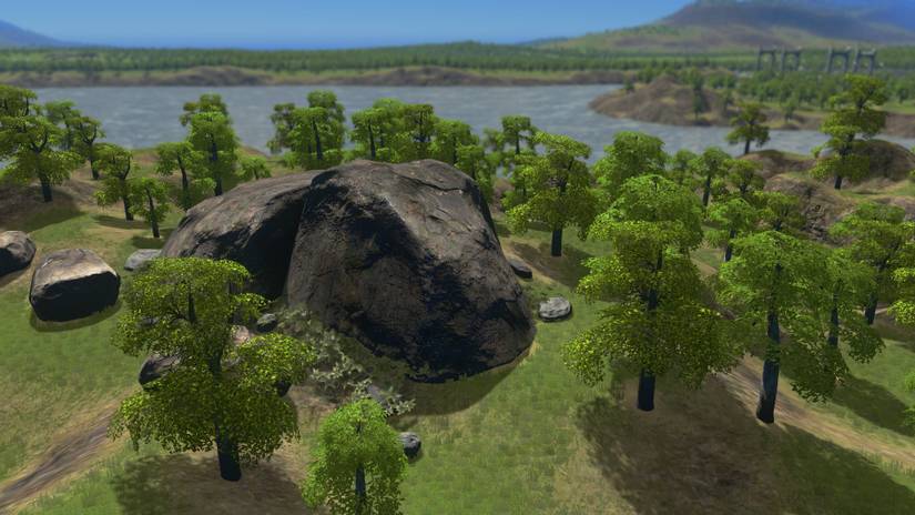 Cities Skylines Rocks Trees