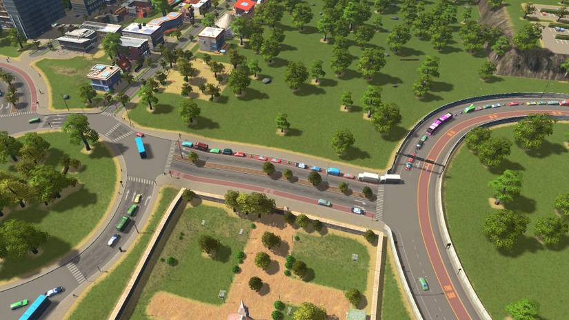 Cities Skylines Traffic Jam