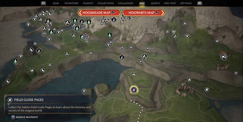 clagmar coast field guide page 2 location in hogwarts legacy