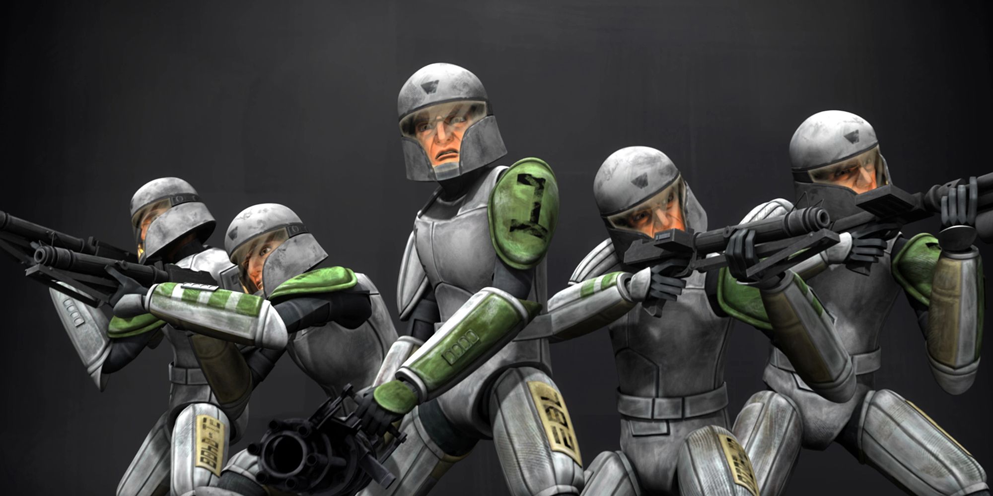 Clone Cadet Troopers In Star Wars: The Clone Wars