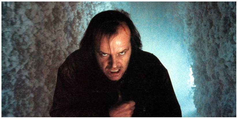 Jack Nicholson as Jack Torrance.