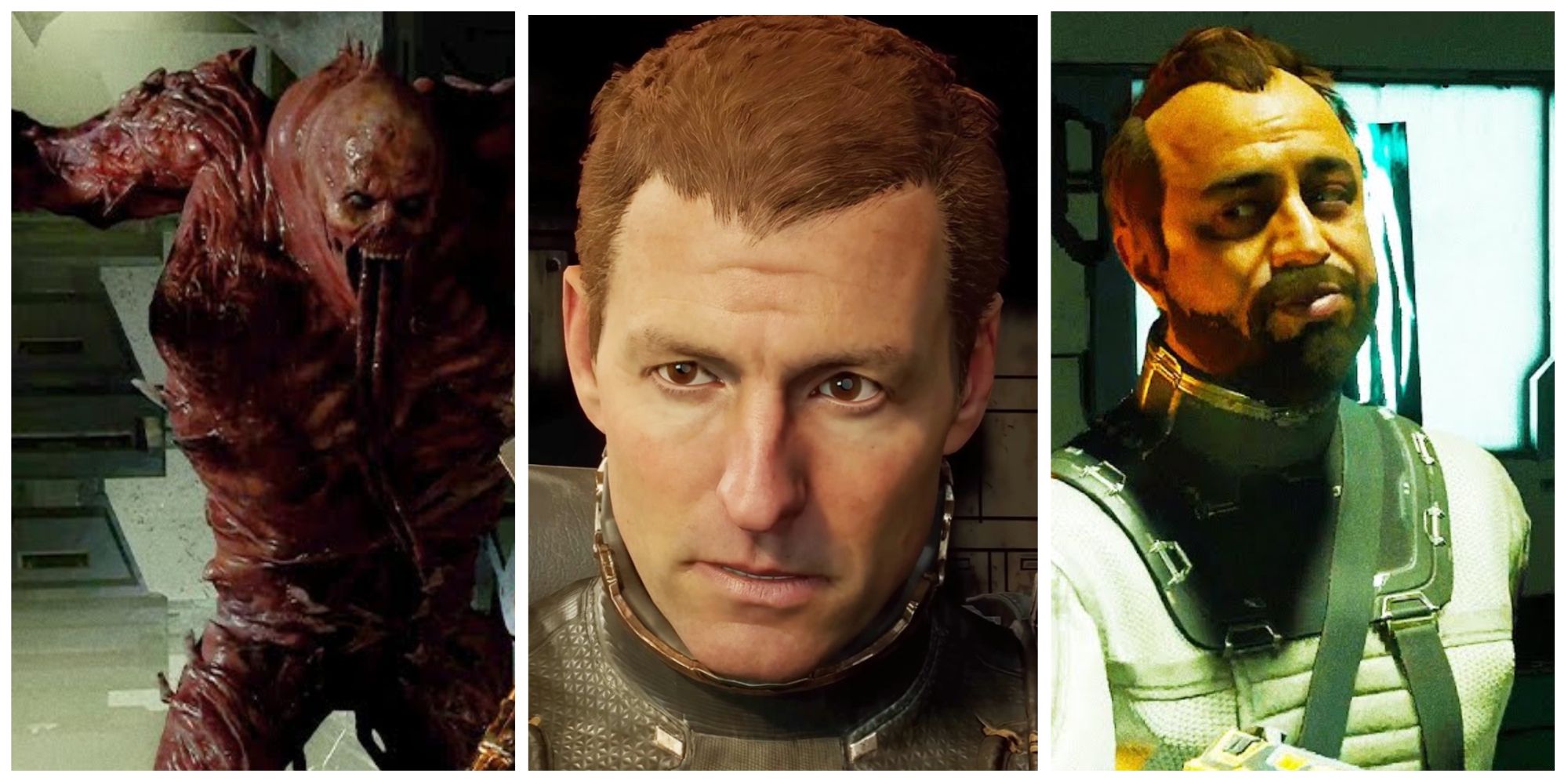 the hunter, mercer, isaac clarke in dead space remake