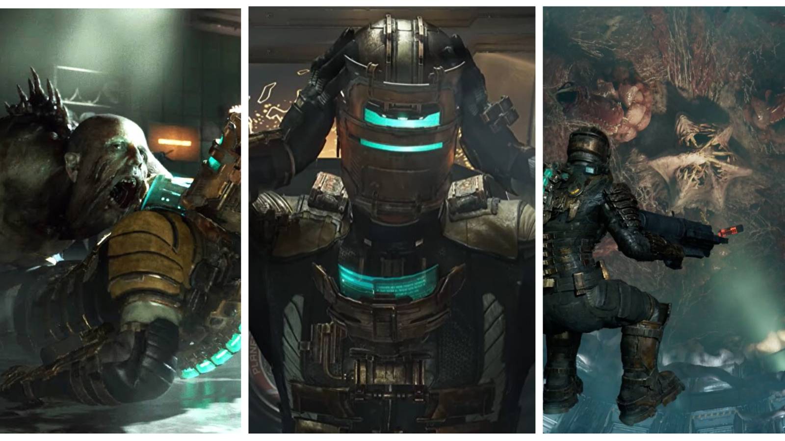 isaac clarke, leviathan, necromorph in dead space remake