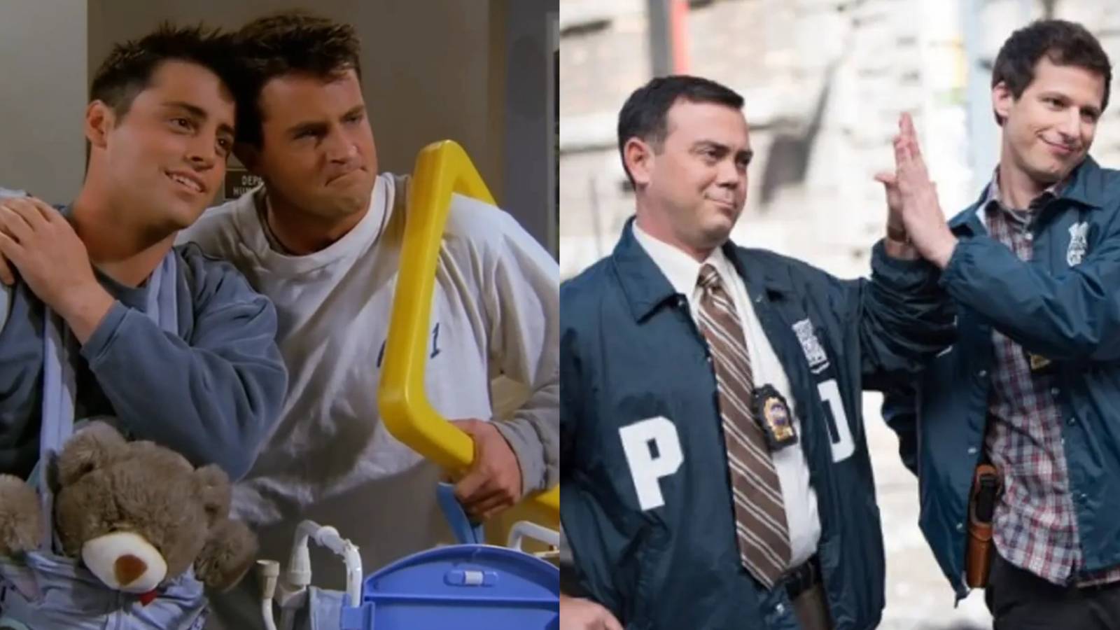 Joey-Chandler from Friends, Jake-Charles From Brooklyn Nine-Nine