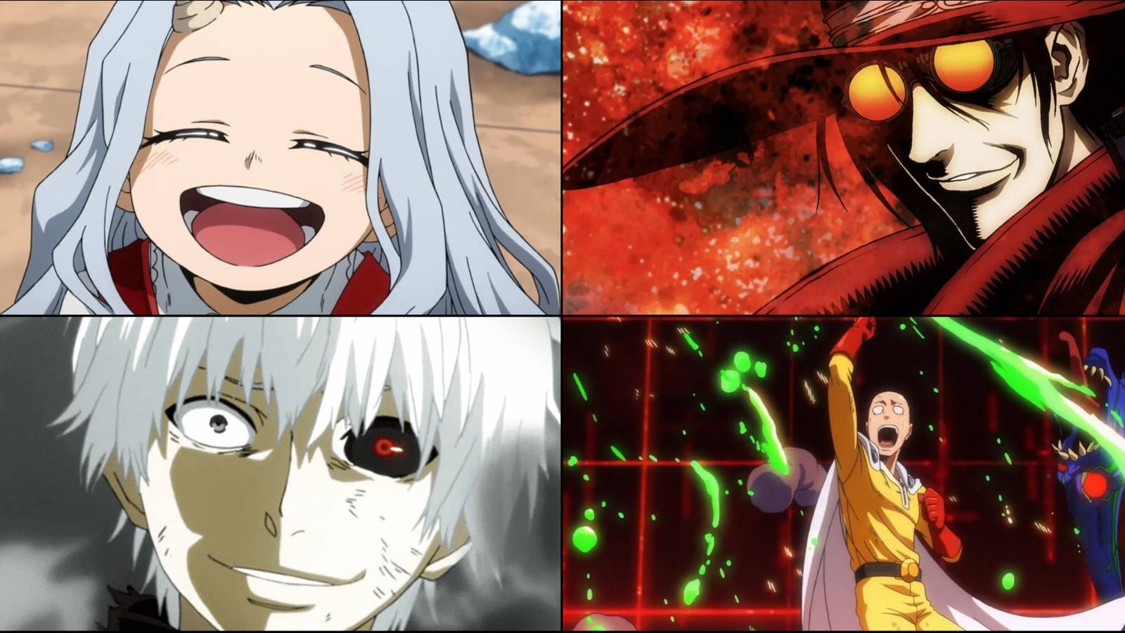 Eri Saitama Kaneki and Alucard