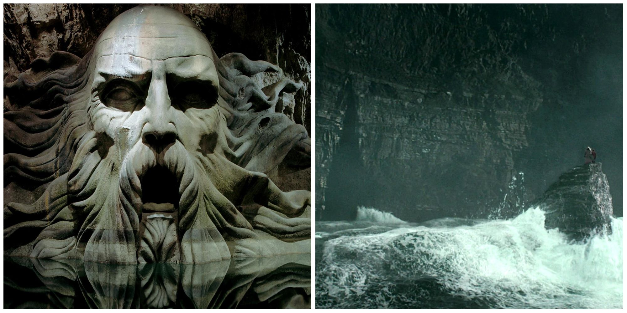 The Chamber of Secrets and the Cave in Harry Potter