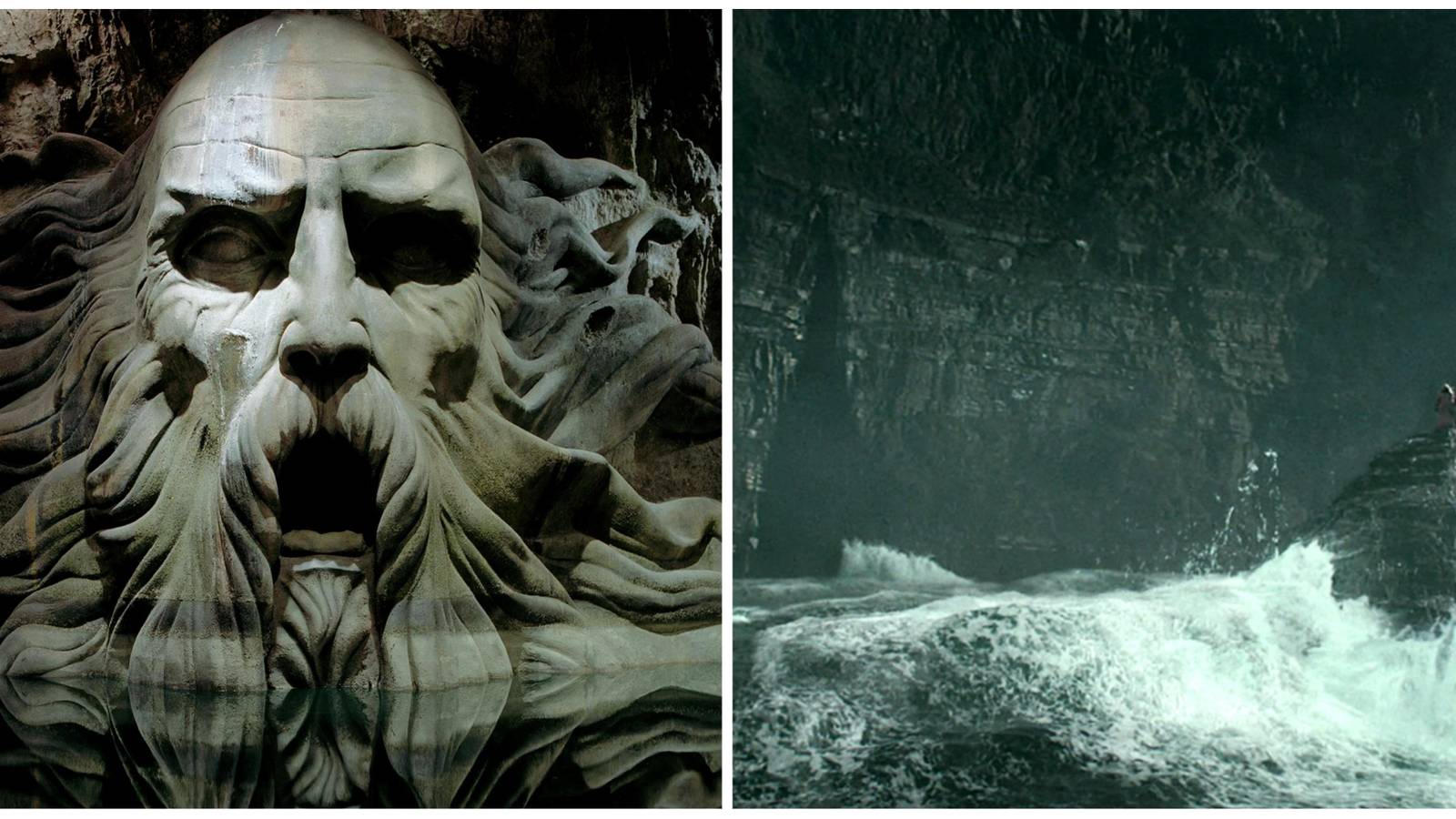The Chamber of Secrets and the Cave in Harry Potter