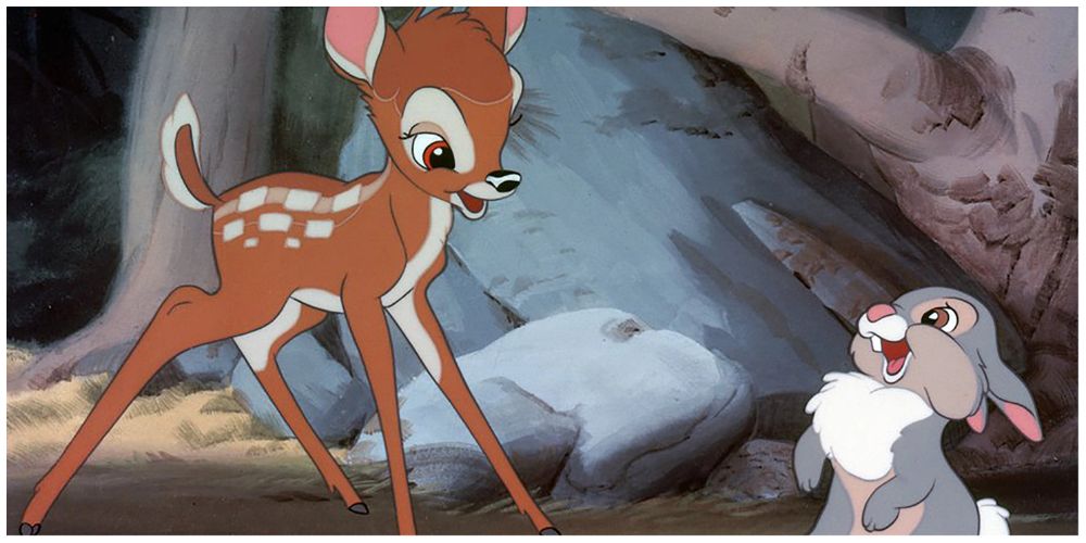 Bambi meets Thumper.