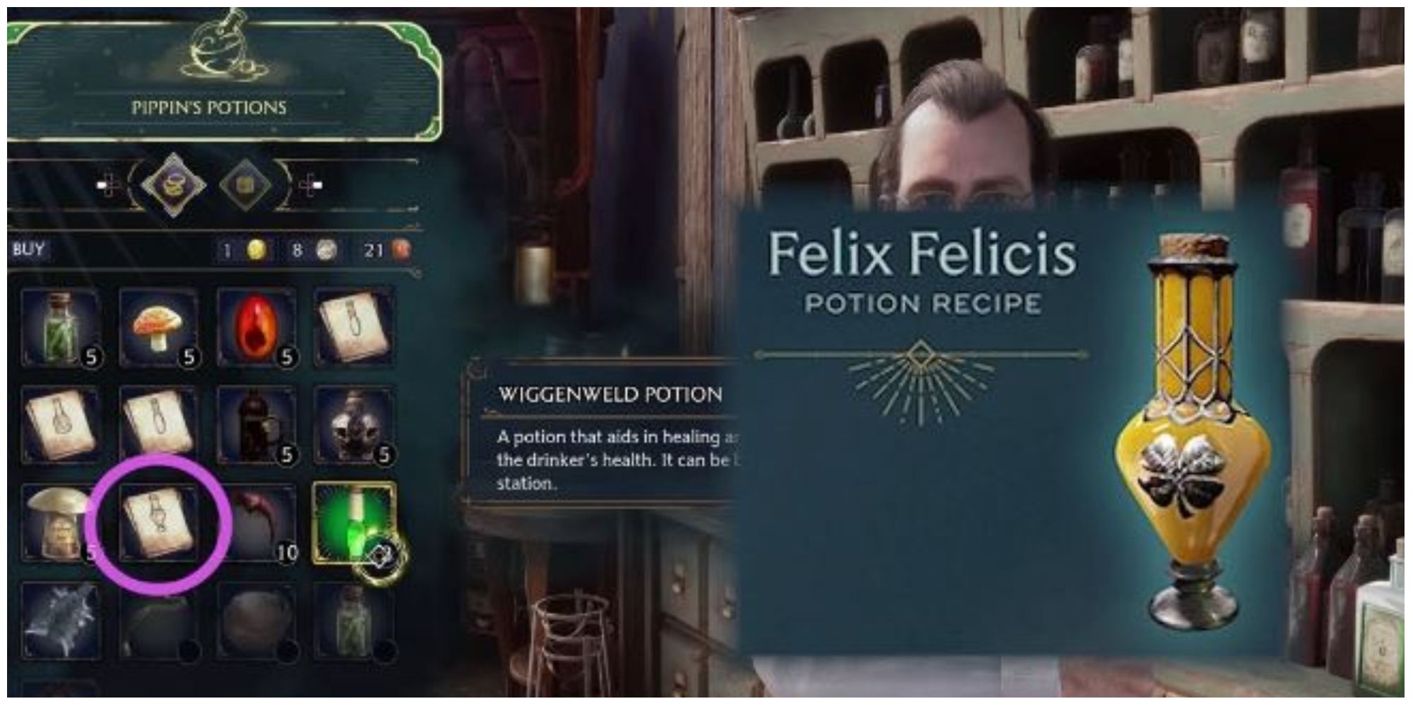 Felix Felicis Potion