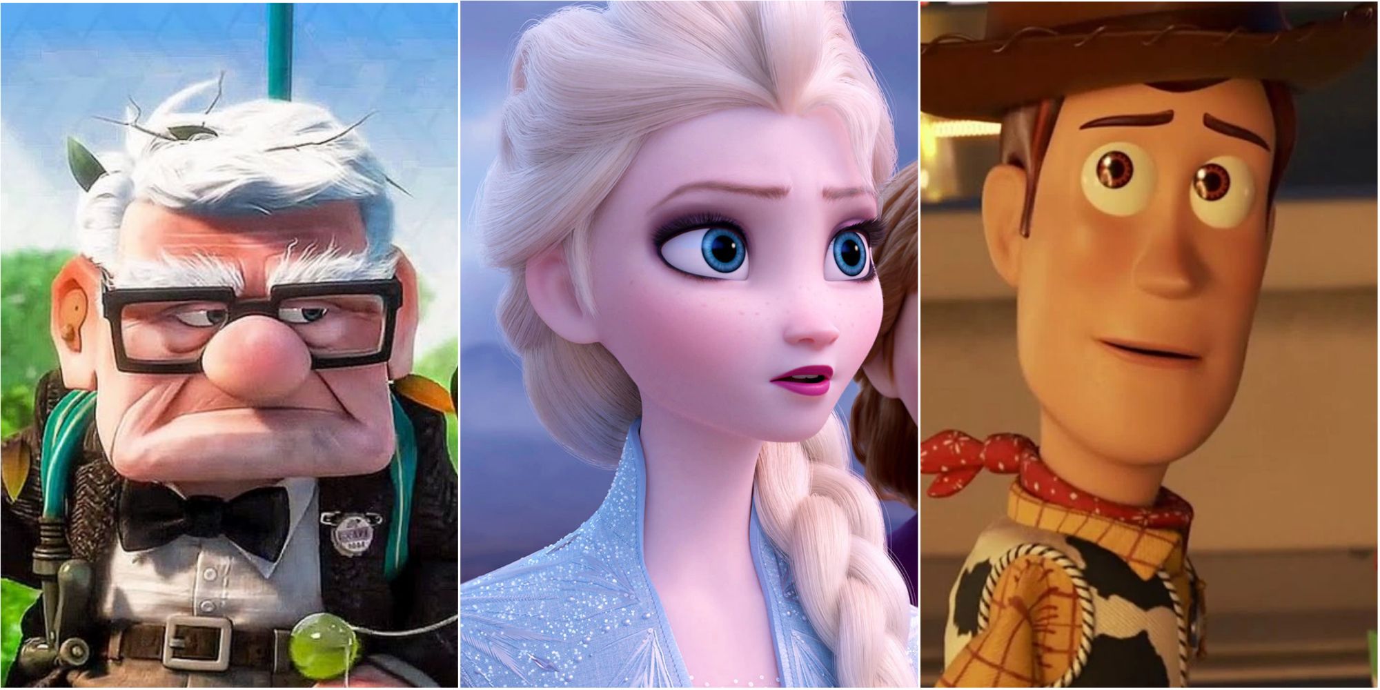 Carl, Elsa, and Woody