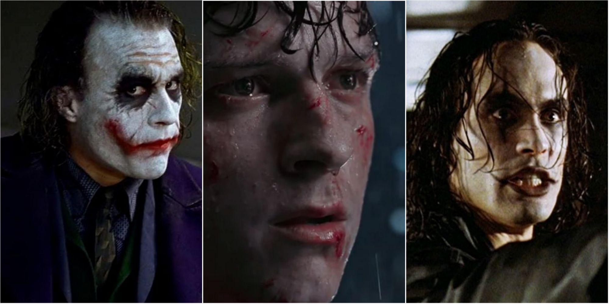 Joker, Peter Parker, The Crow