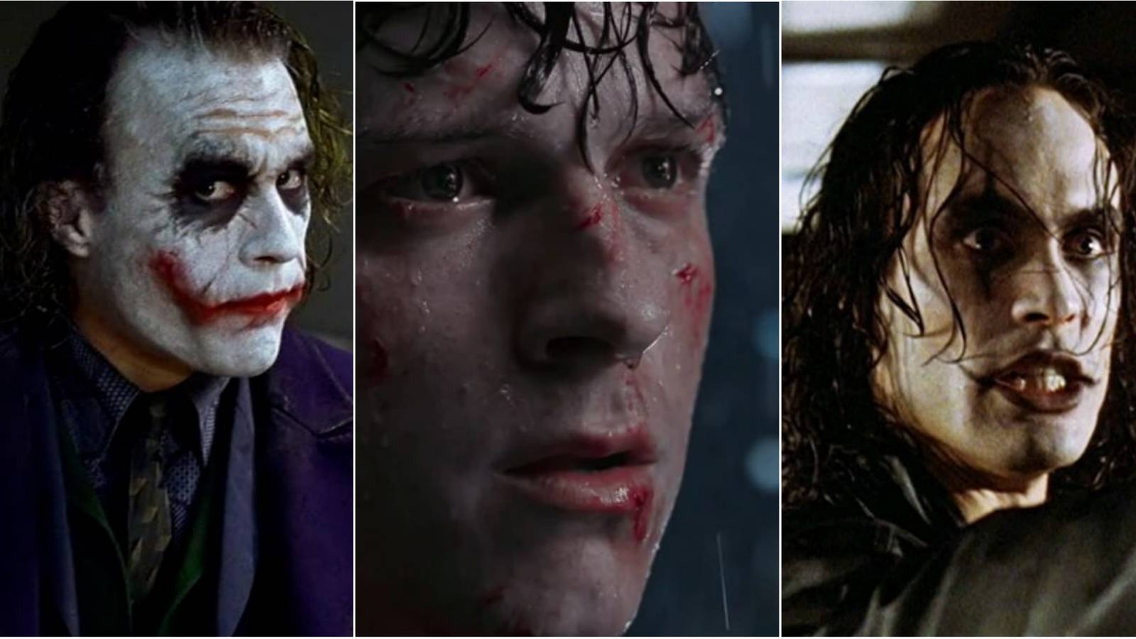 Joker, Peter Parker, The Crow