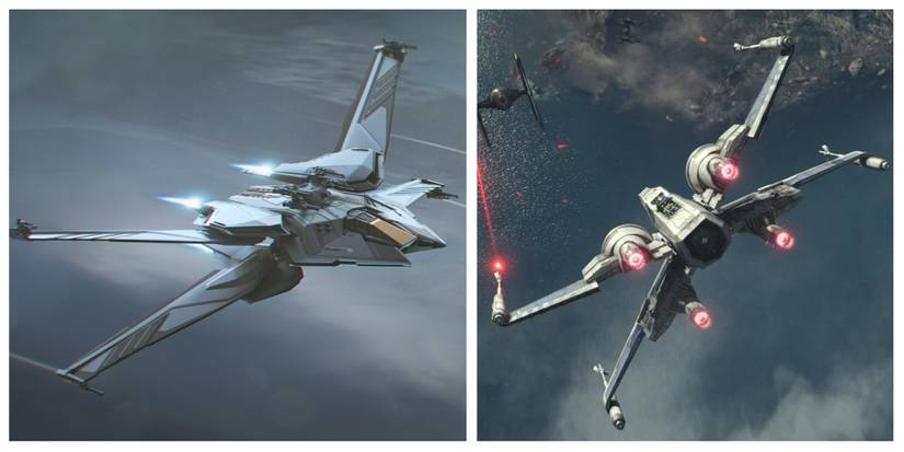 Star Citizen X Wing RSI Scorpius Comparison