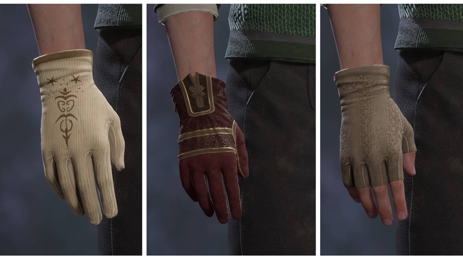 pairs of gloves in hogwarts legacy