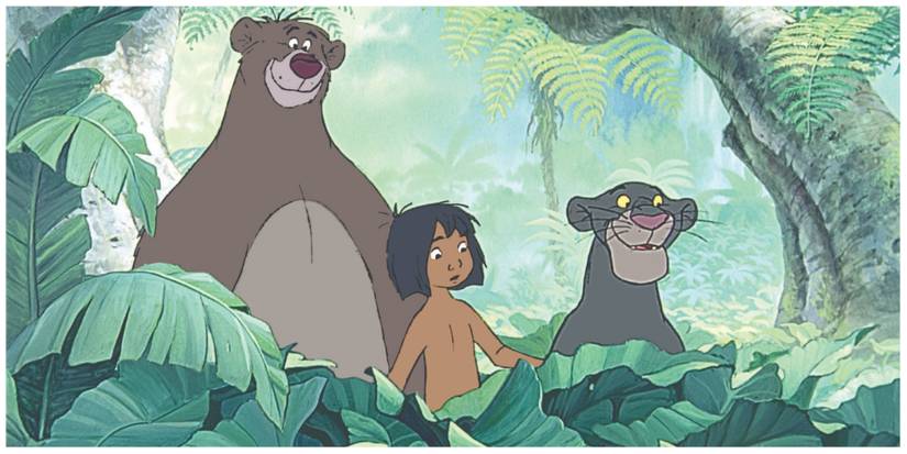 Baloo. Mowgli. Bagheera.