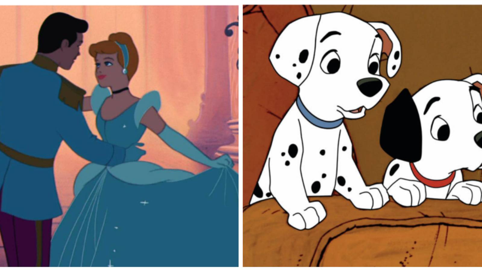Cinderella. 101 Dalmatians.