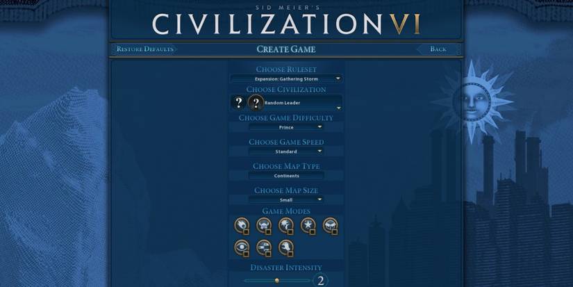 Civilization 6 Gui Civilization 6: How To Set Up A Game