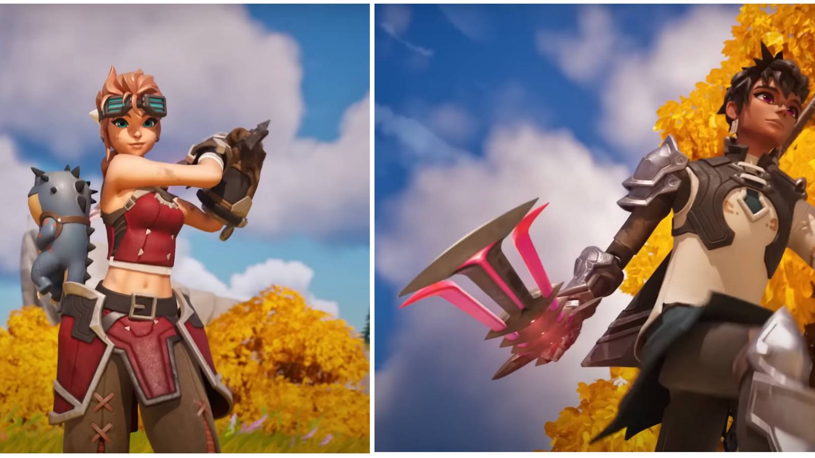 sylvie fortnite crew skins wielding pickaxe