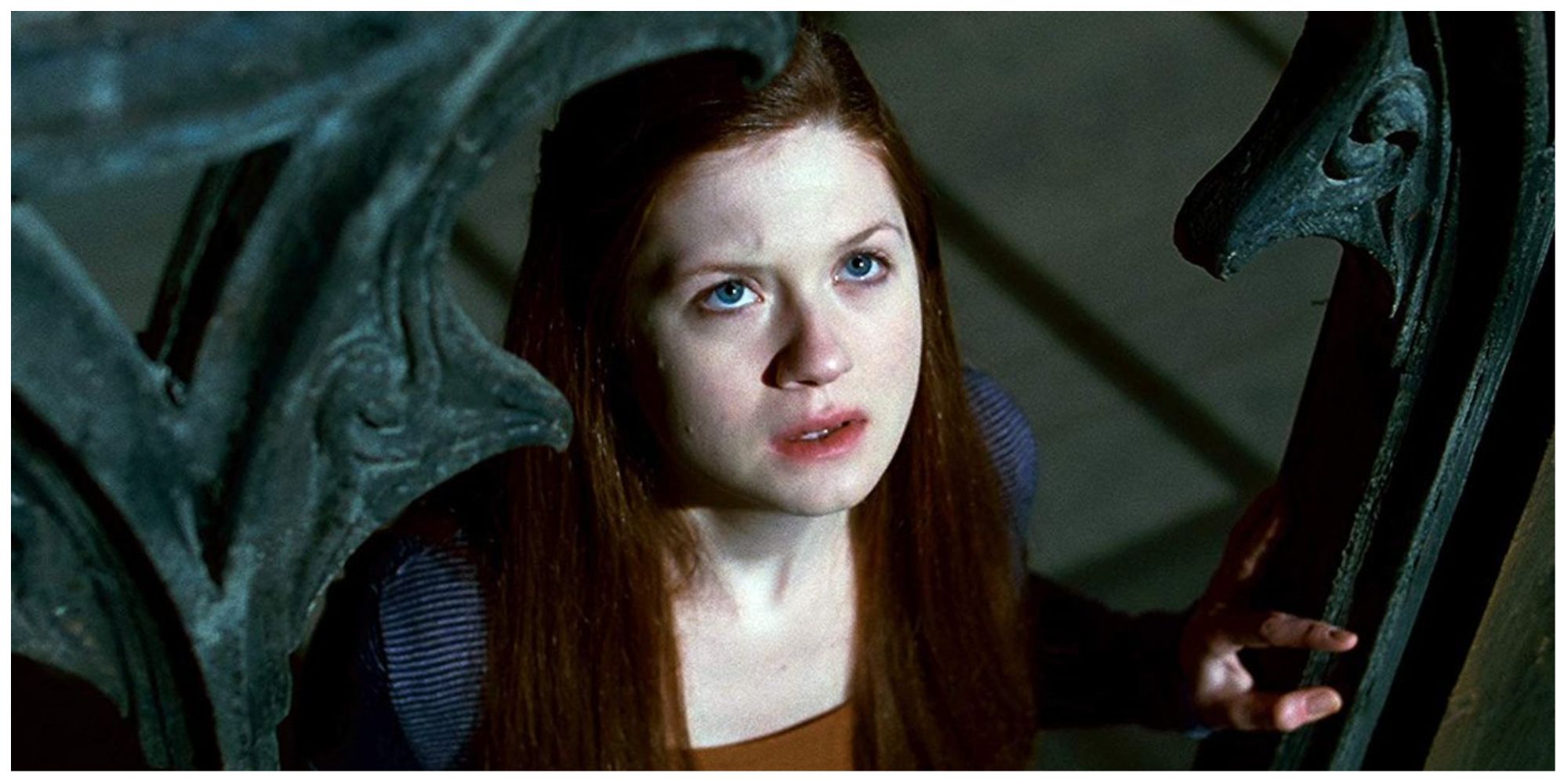 Bonnie Wright as Ginny Weasley in the Harry Potter franchise