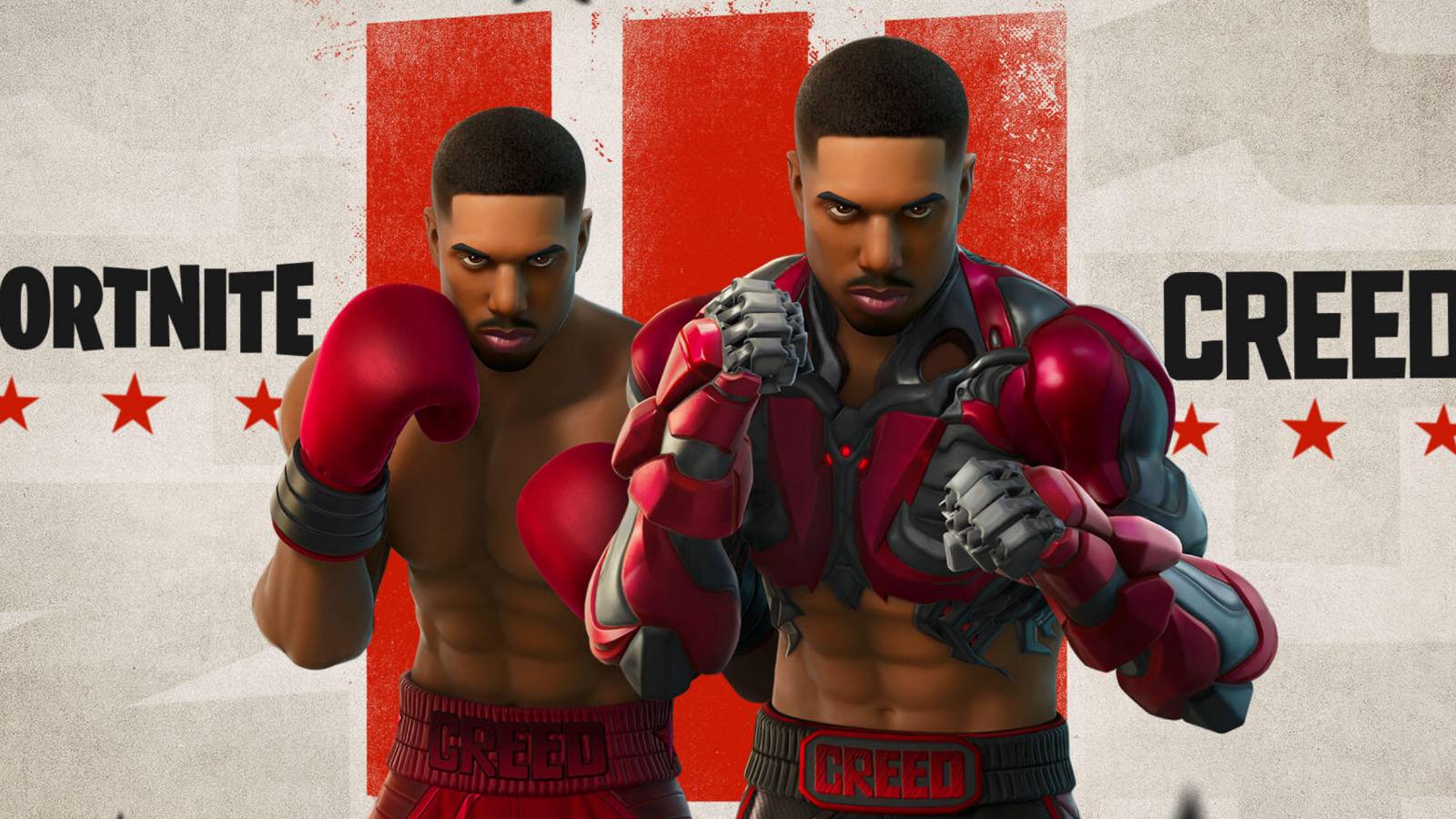 CREED x fortnite collab skins