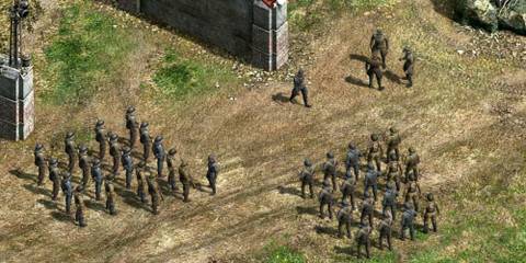 A group of soldiers in Commandos 2: Men of Courage