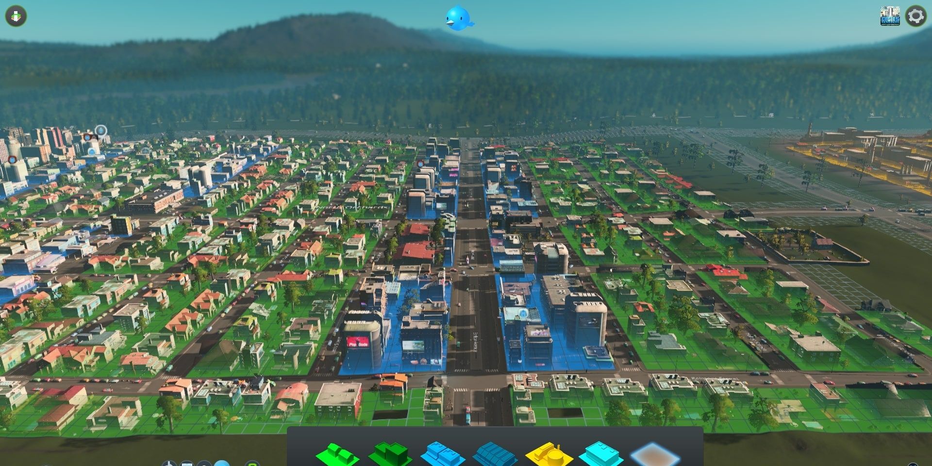 Cities: Skylines Commercial Zoning Balance